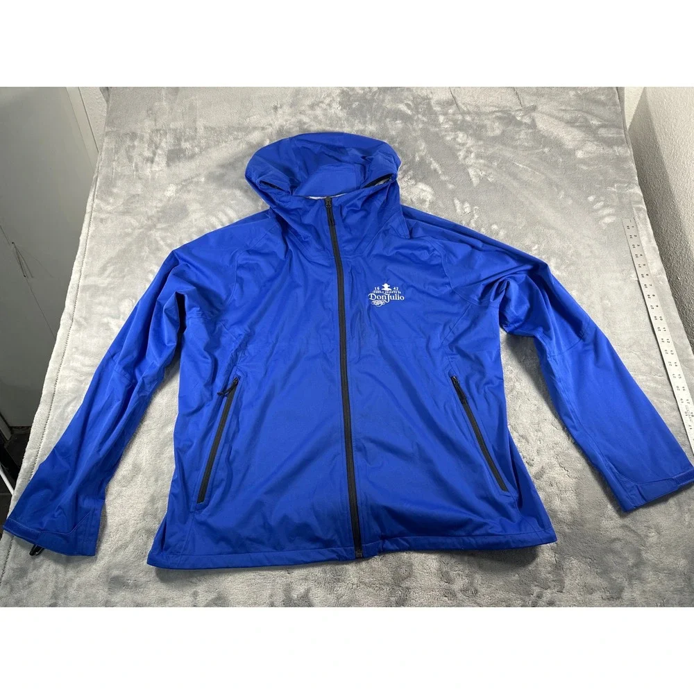 The North Face Mens Blue Don Julio Tequila Hooded Softshell Jacket XXL Full Zip